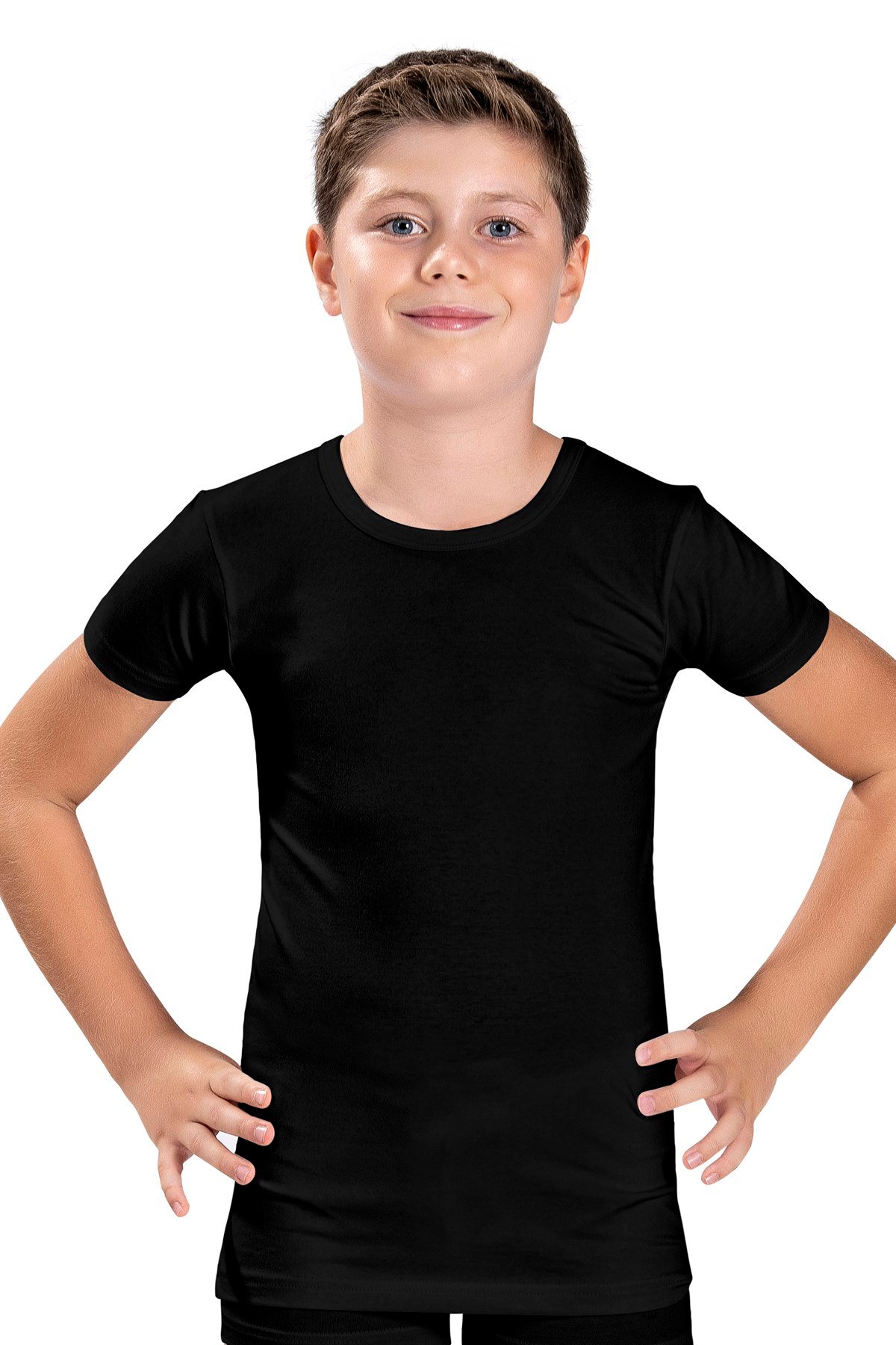 Erkek Çocuk Fanila SİYAH  JBR708.0000001