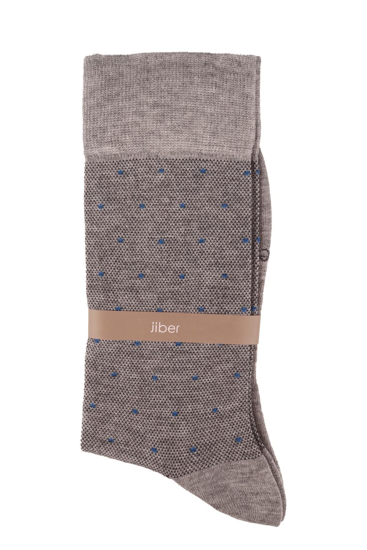 Erkek Bambu Soket Çorap 5535 GRİMELANJ  JBR5535.000001
