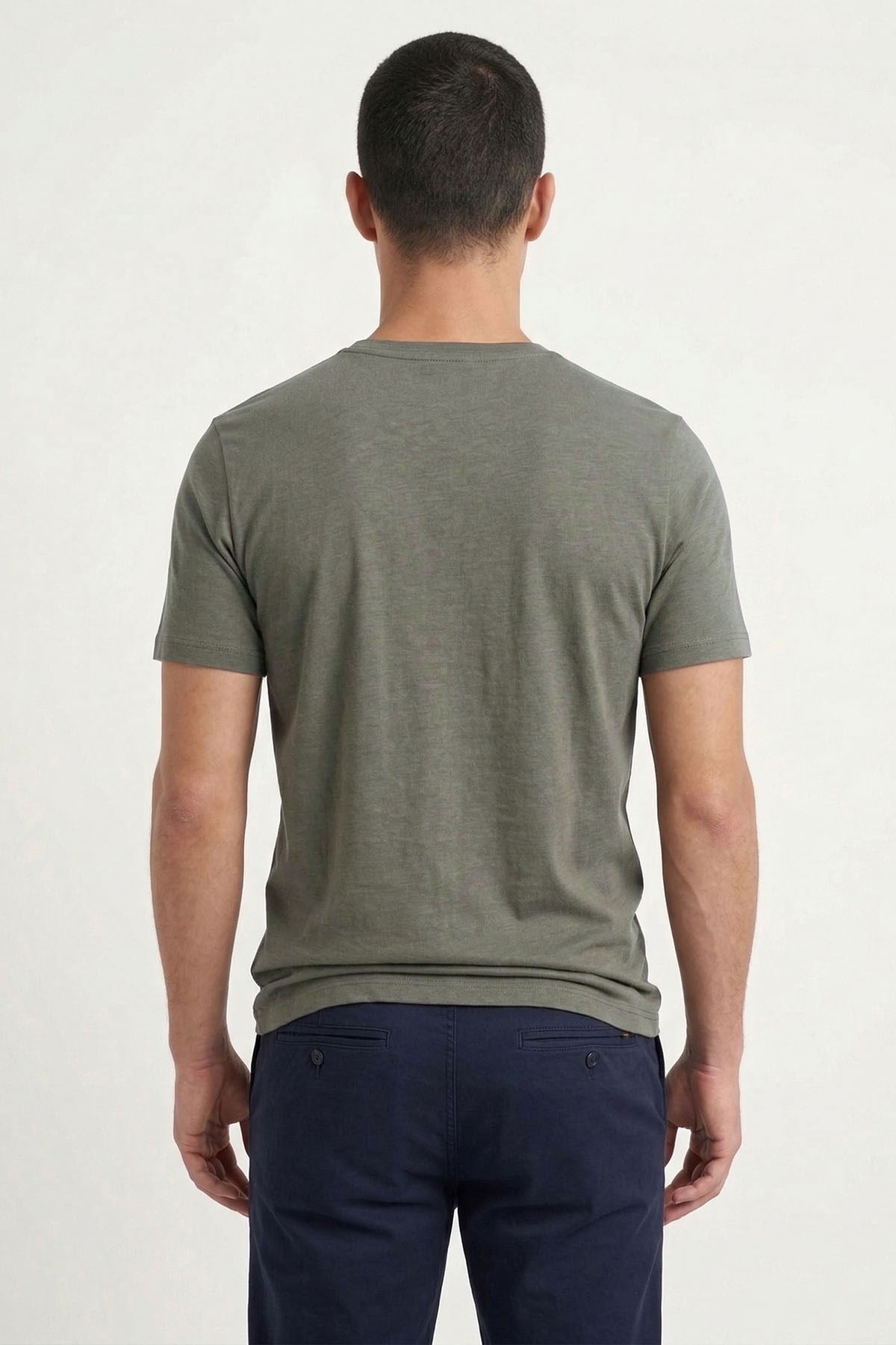 Erkek Haki Bambu T-Shirt 334