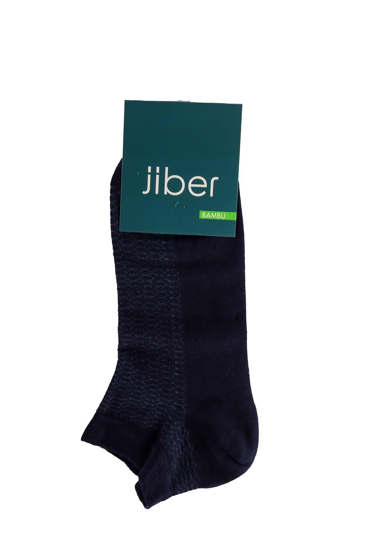 Erkek Lacivert Bambu  Patik Çorap 6758
