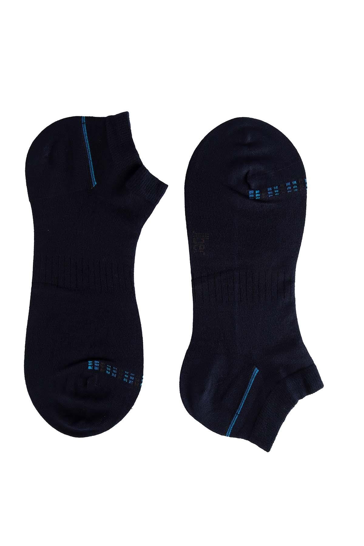 Erkek Lacivert Modal Patik Çorap 6104