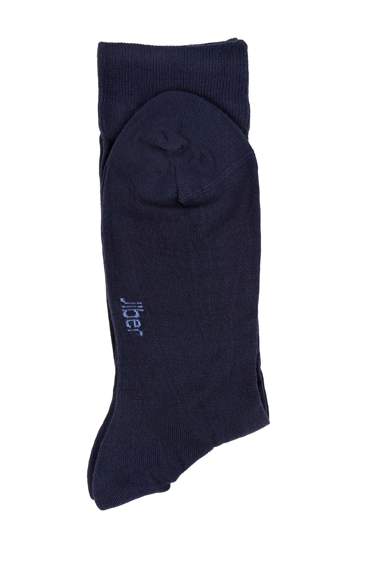 Erkek Lacivert Modal Uzun Çorap 5117