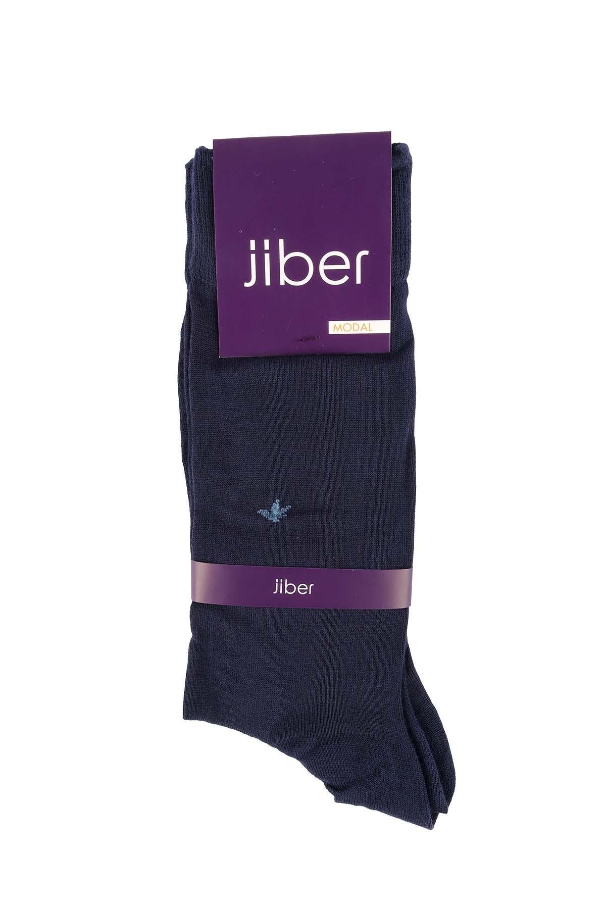 Erkek Lacivert Modal Uzun Çorap 5117