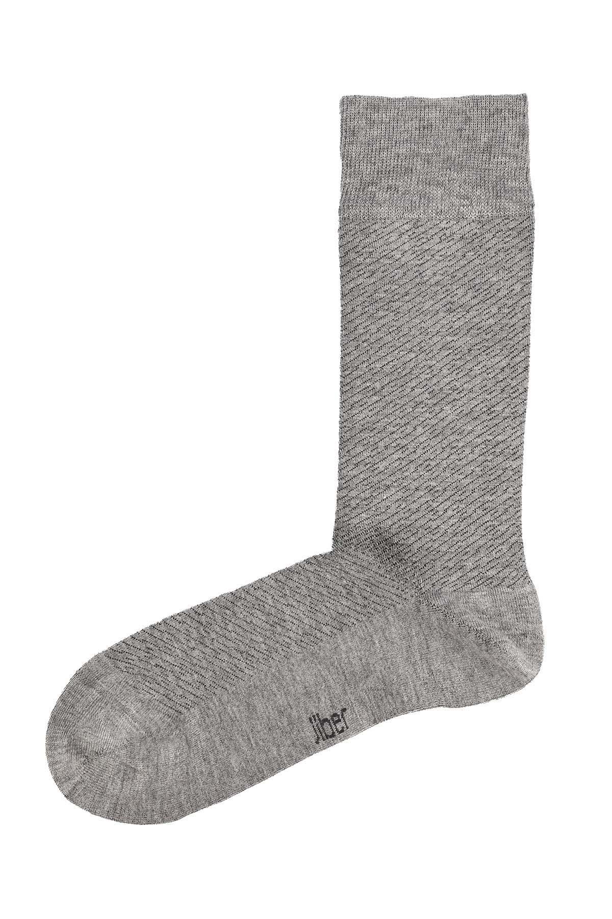 Erkek Likralı Bambu Grimelanj Çorap 5616