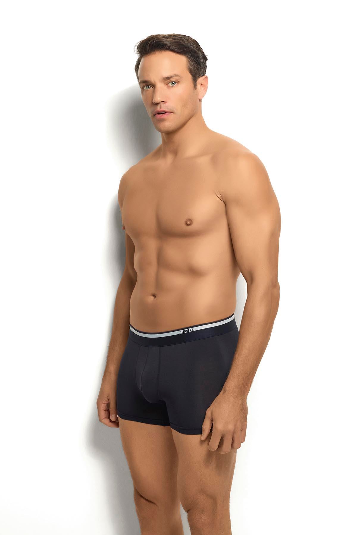 Erkek Mikromodal 3'lü Asorti Boxer 243