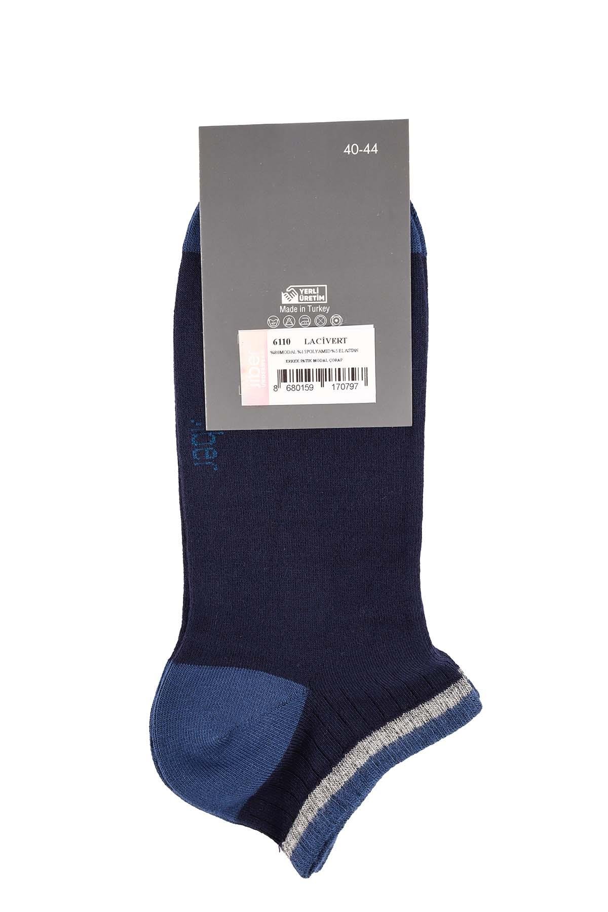 Erkek Patik Modal Lacivert Çorap 6110