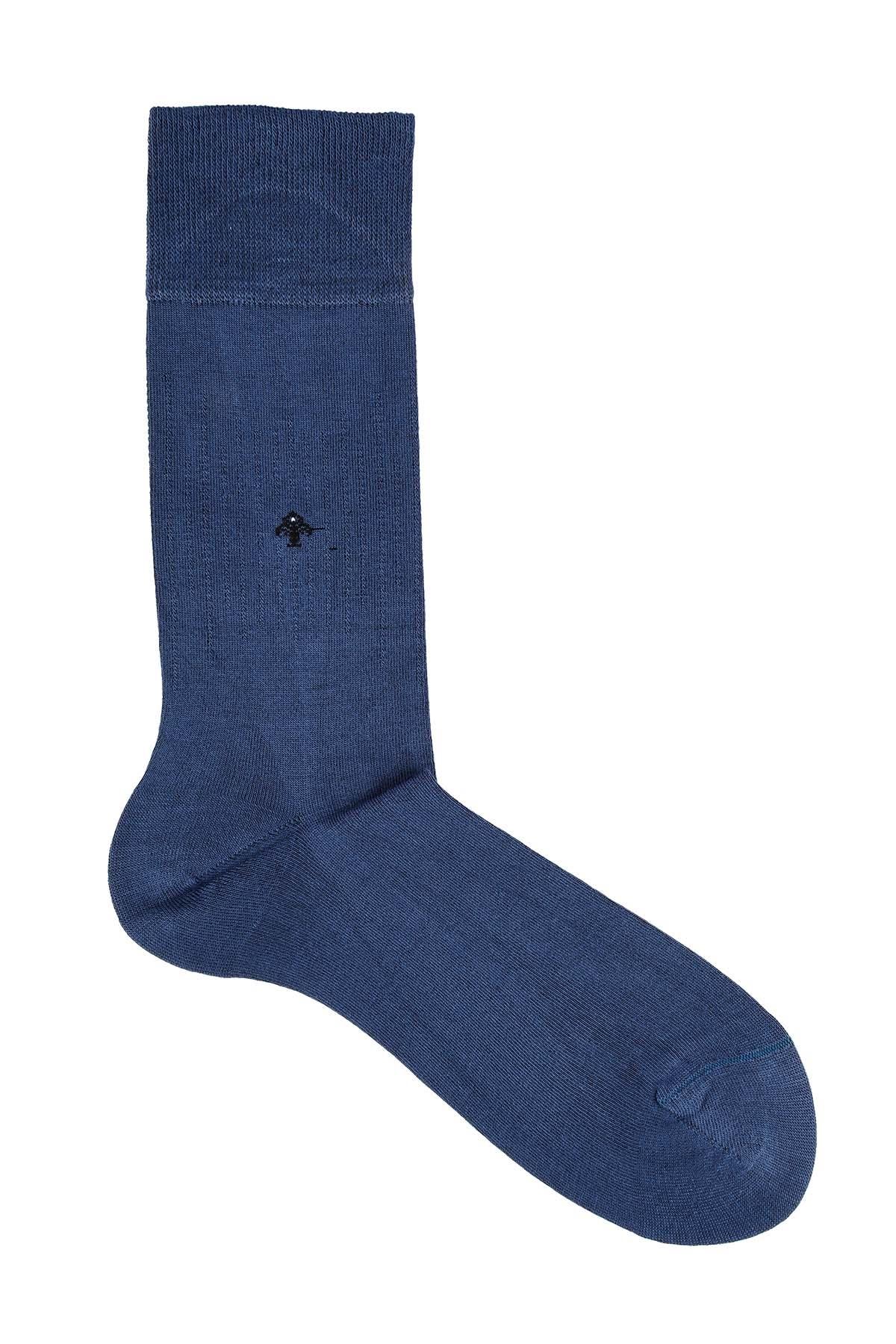 Erkek Soket İndigo Modal Çorap 5125