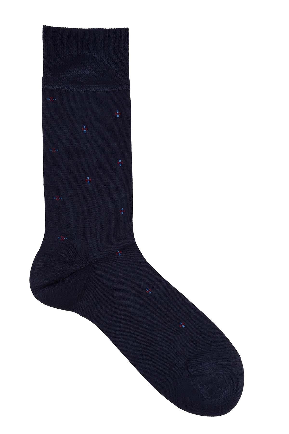 Erkek Soket Lacivert Modal Çorap 5126