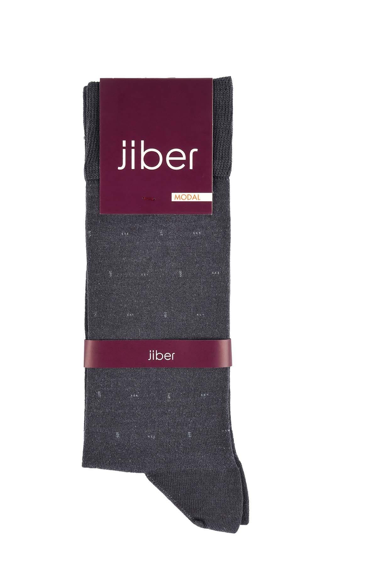 Erkek Soket Likralı Modal Füme Çorap 5216