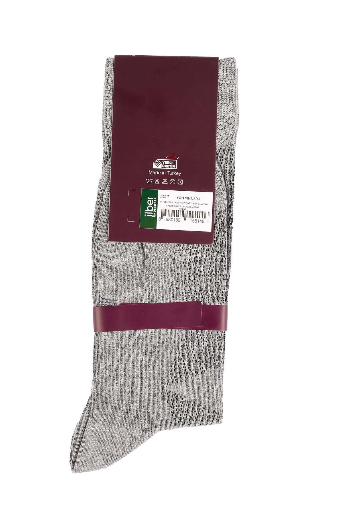 Erkek Soket Likralı Modal Grimelanj Çorap 5217