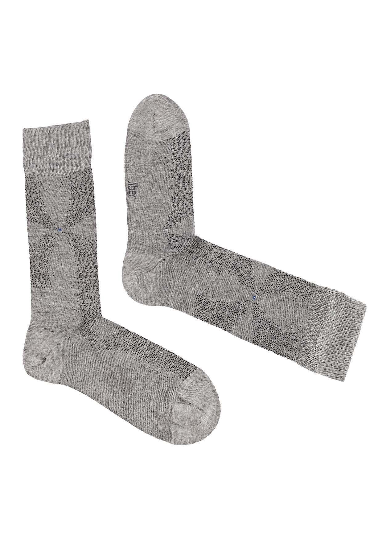 Erkek Soket Likralı Modal Grimelanj Çorap 5217