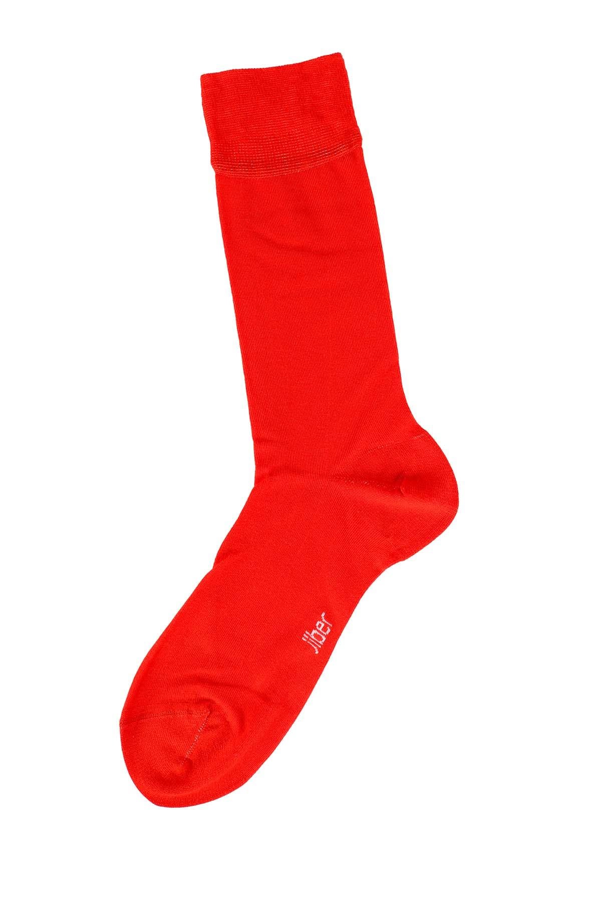 Erkek Turuncu Bambu  Uzun Çorap 5500