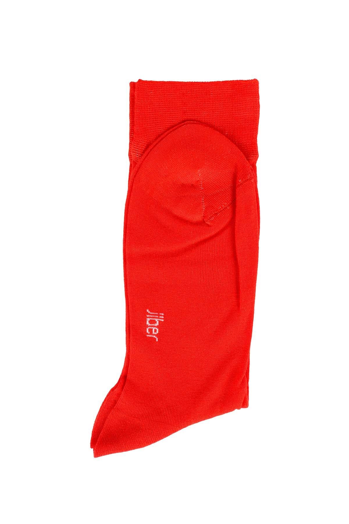 Erkek Turuncu Bambu  Uzun Çorap 5500