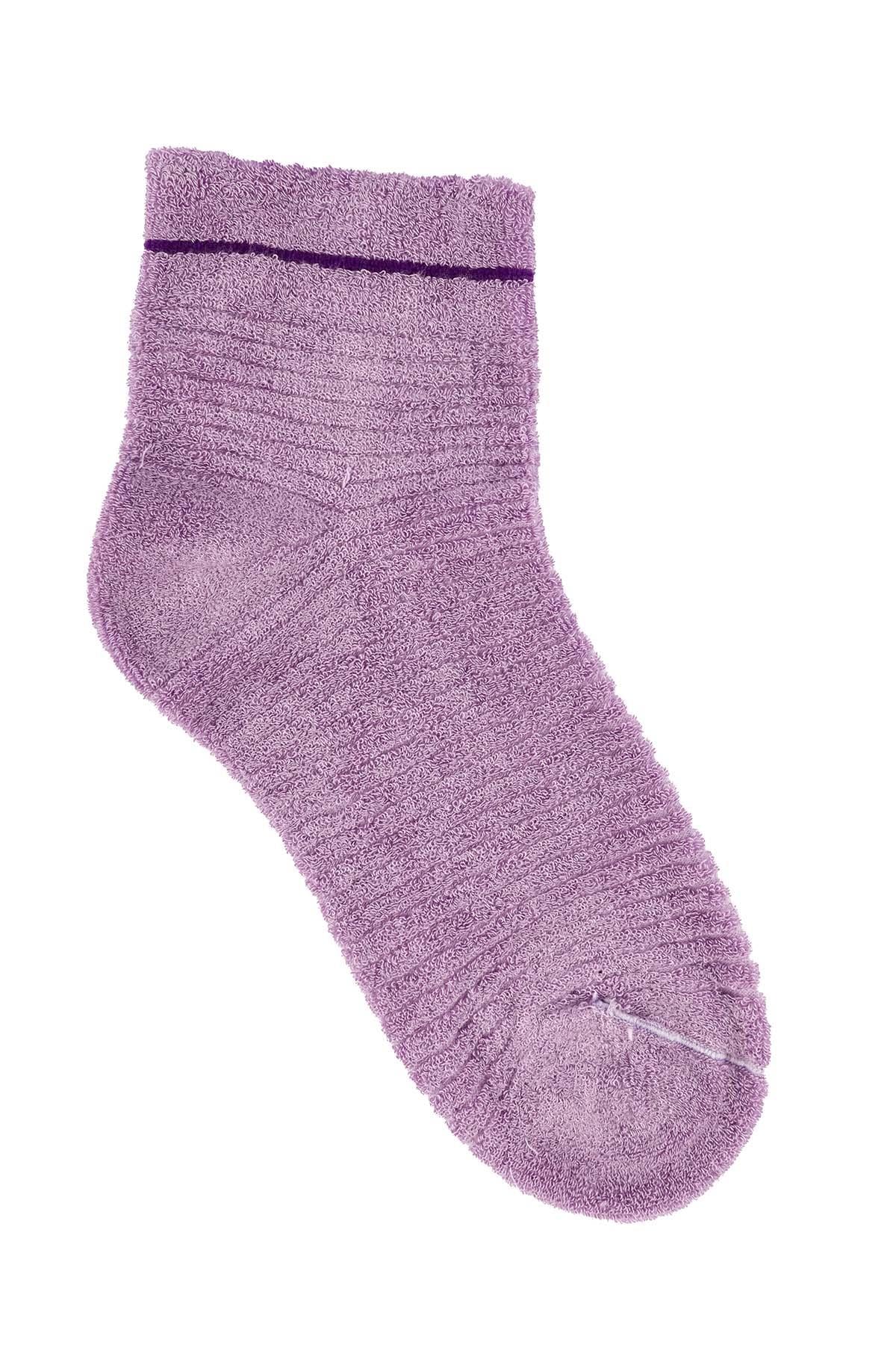 Kadın Asorti 5'li Bambu Patik Çorap 6950