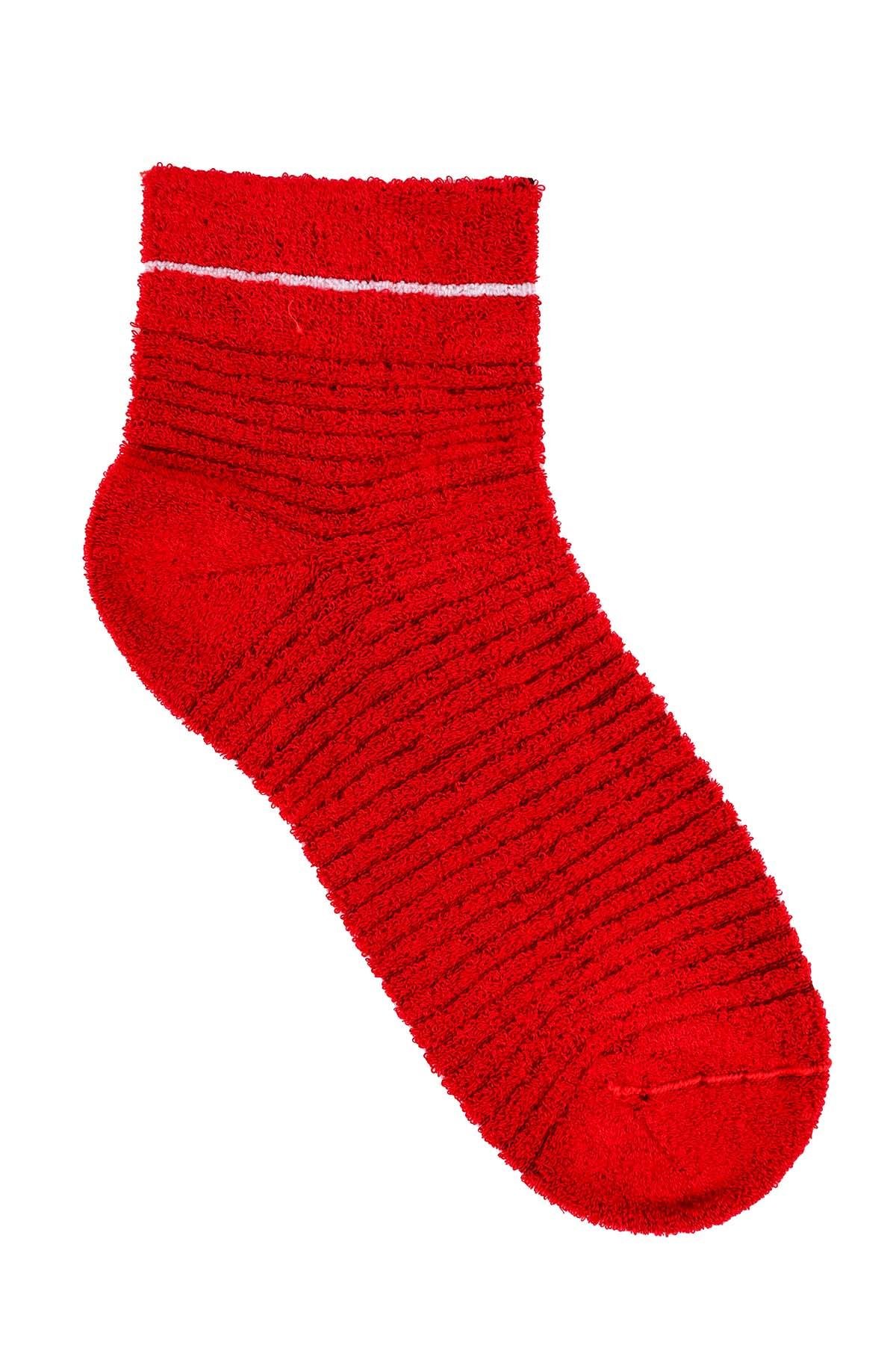 Kadın Asorti 5'li Bambu Patik Çorap 6950