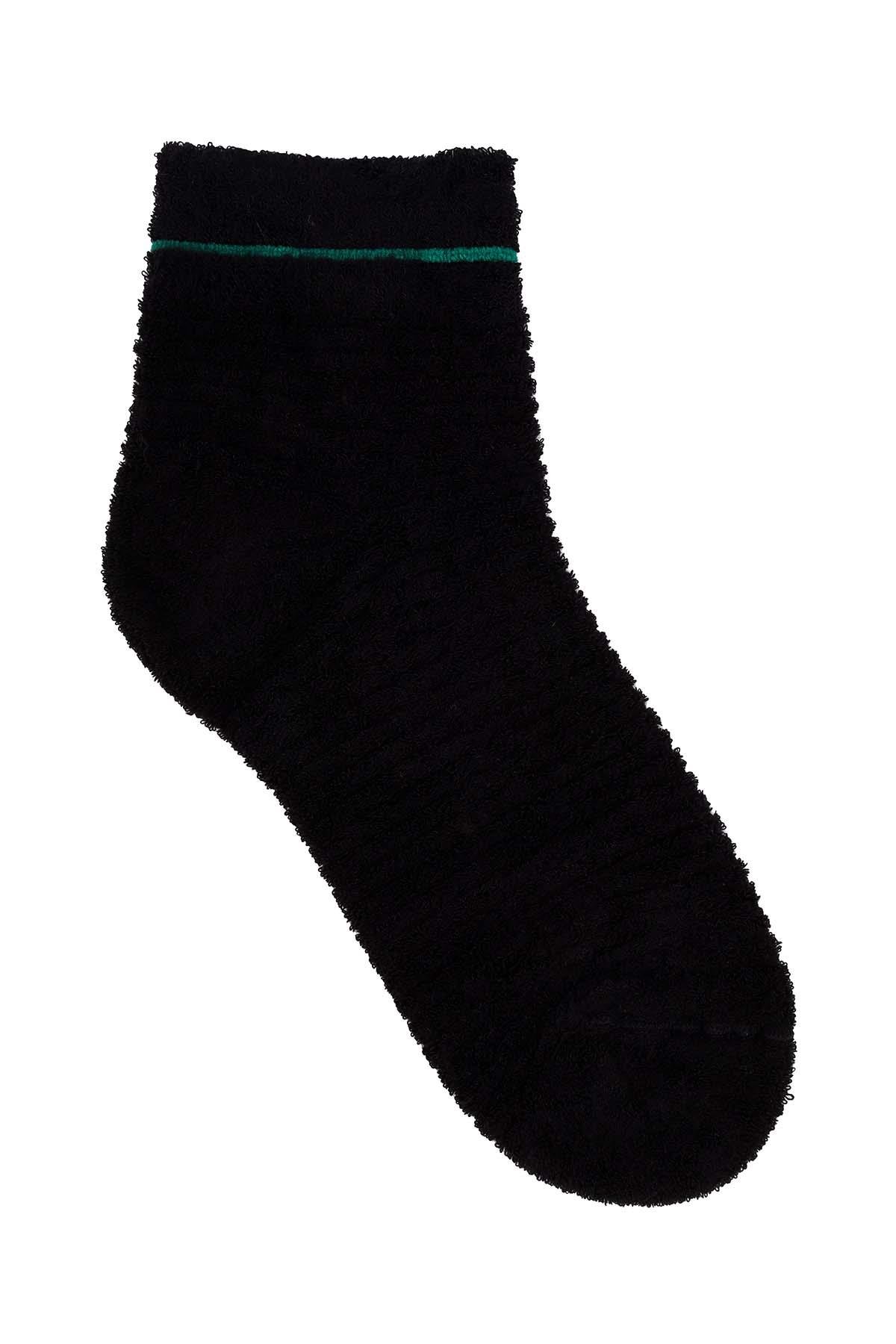 Kadın Asorti 5'li Bambu Patik Çorap 6950