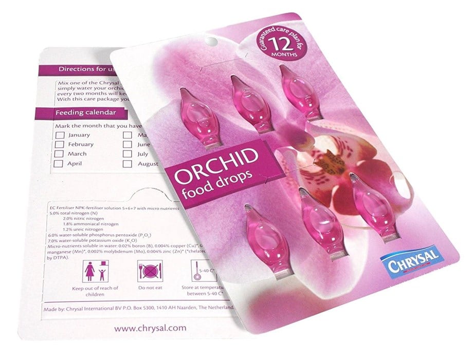 CHRYSAL ORCHID FOOD DROPS ORKİDE GÜBRESİ 6 ml x 6 adet