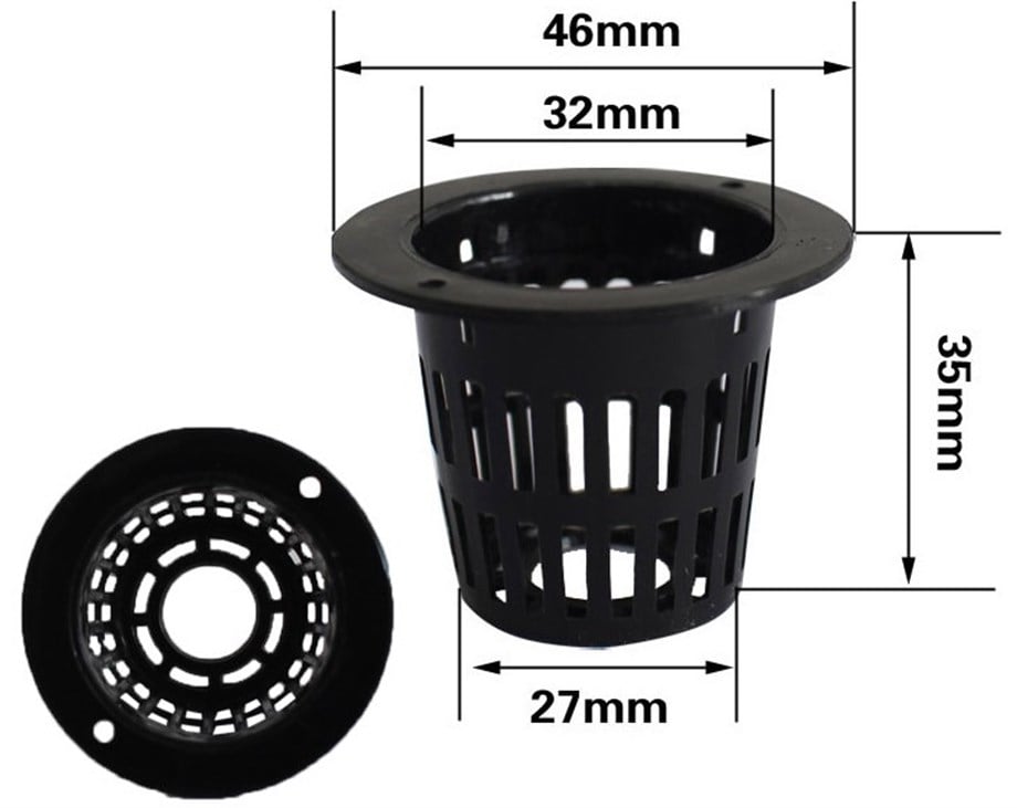 DELİKLİ FİLE SAKSI 32mm 10 adet
