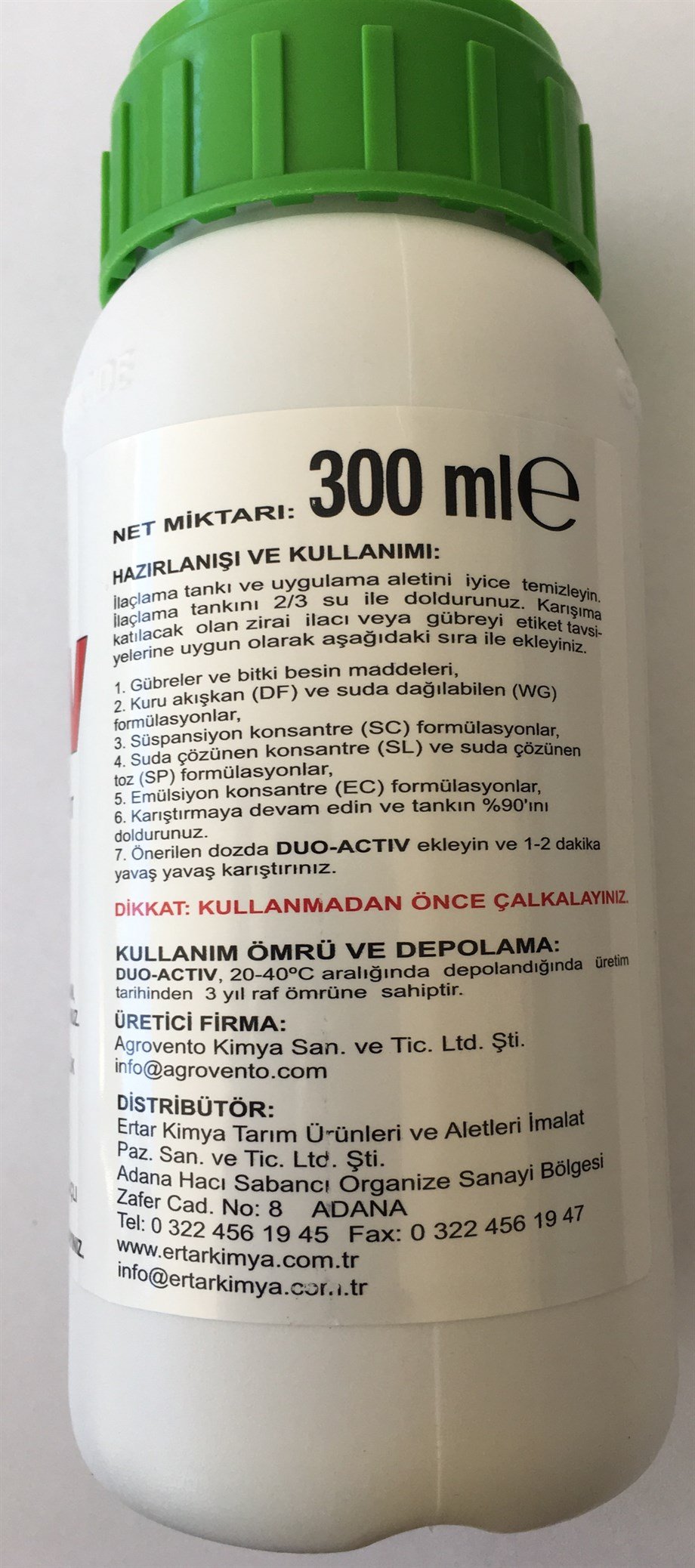 DUO ACTİV YAYICI YAPIŞTIRICI 300ml