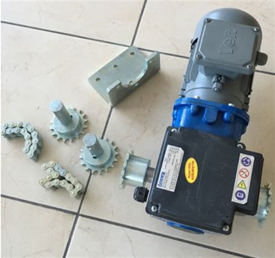MOTOREDÜKTÖR 3dev/dak, 3faz, 370W, 400NM