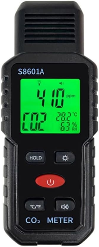 S8601A SICAKLIK-NEM-KARBONDİOKSİT CO2 ÖLÇER (PİLLİ) 