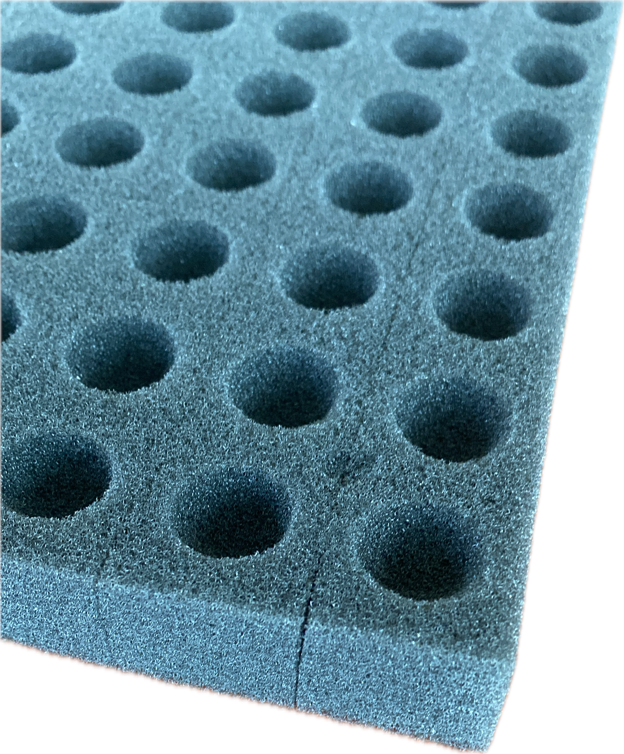 TOHUM ÇİMLENDİRME SÜNGERİ OYUKLU 25x25x25mm 100 GÖZLÜ SİYAH