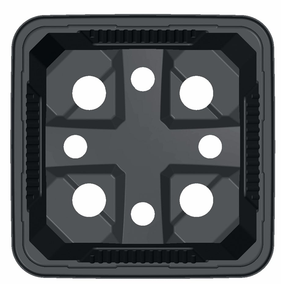 VQB 9X9X8  SİYAH 10 adet