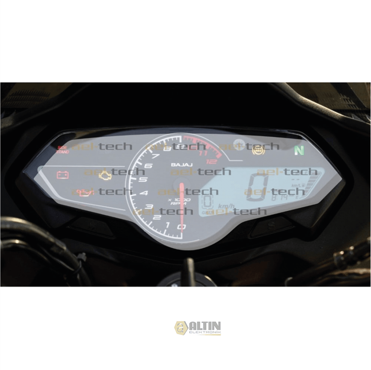  Bajaj Pulsar N250 Gösterge uyumlu Nano Ekran Koruyucu Film 2023