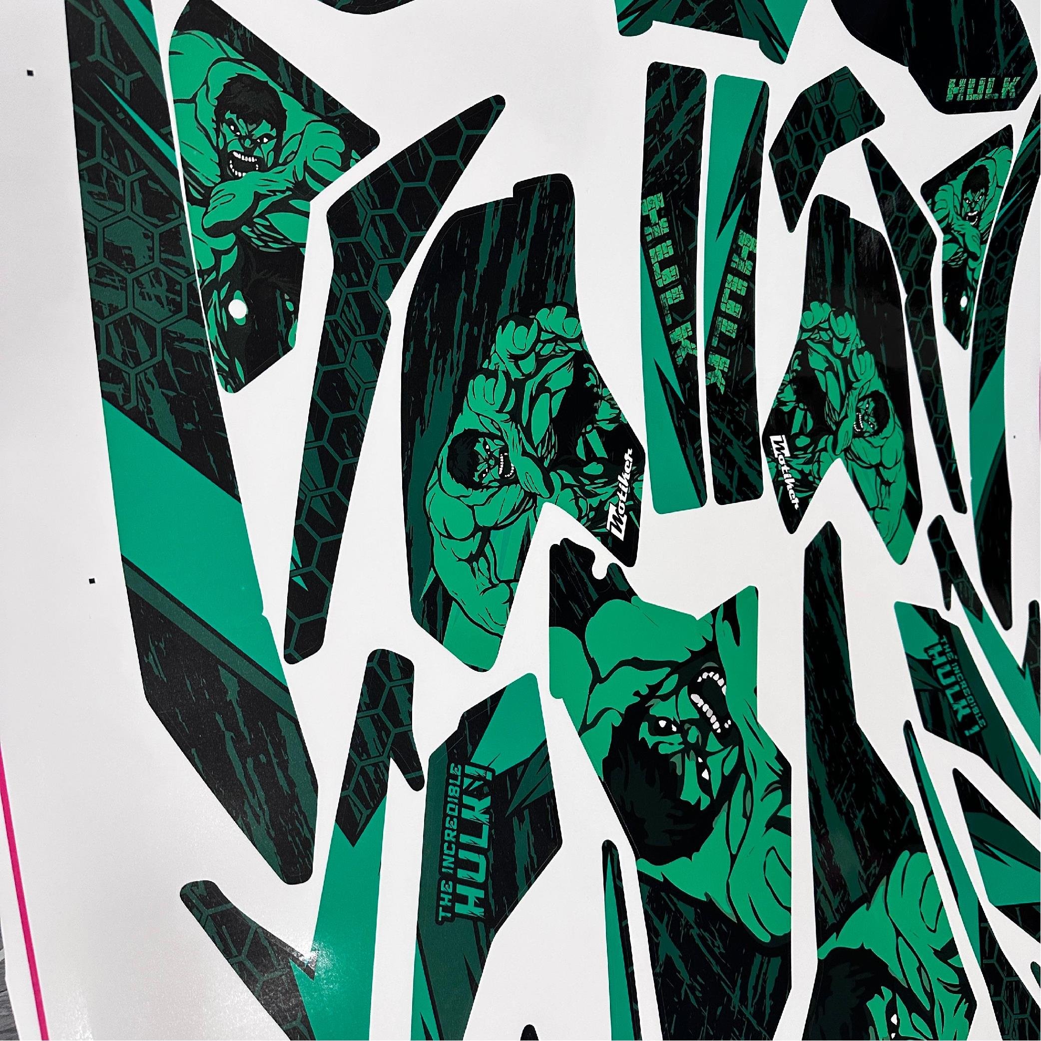 PULSAR RS 200 Bajaj RS200 Hulk Sticker Etiket Parçalı Kaplama Modeli