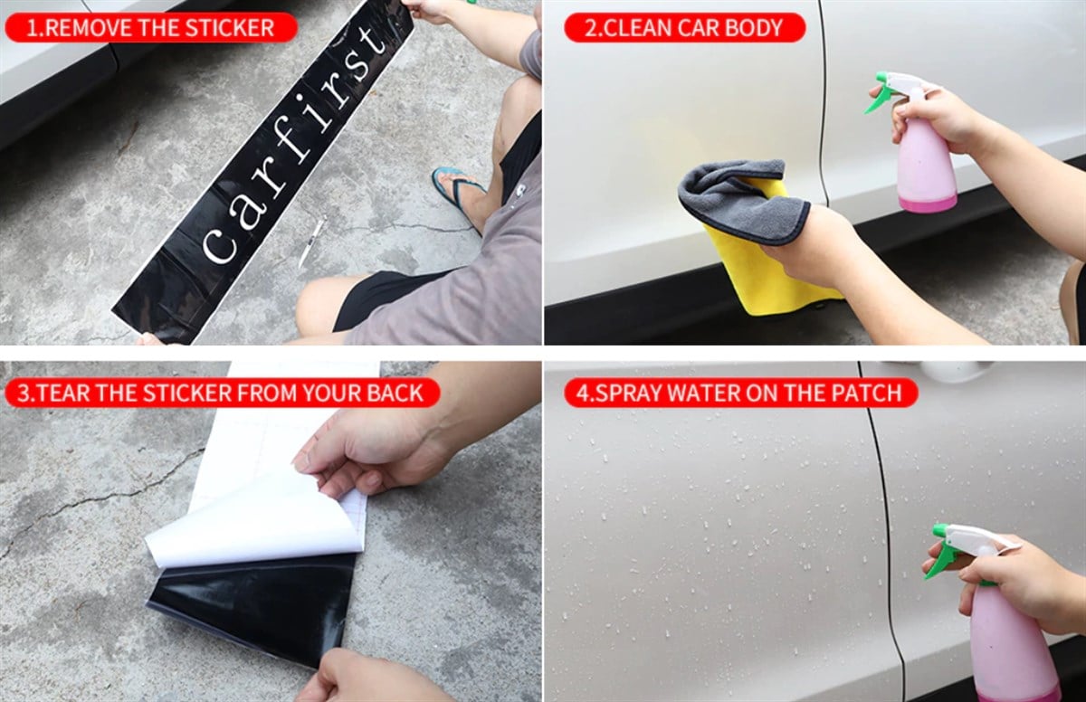  Toyota Hilux Yazılı Yan Kapı Gökkuşağı Şerit Sticker Etiket Modeli