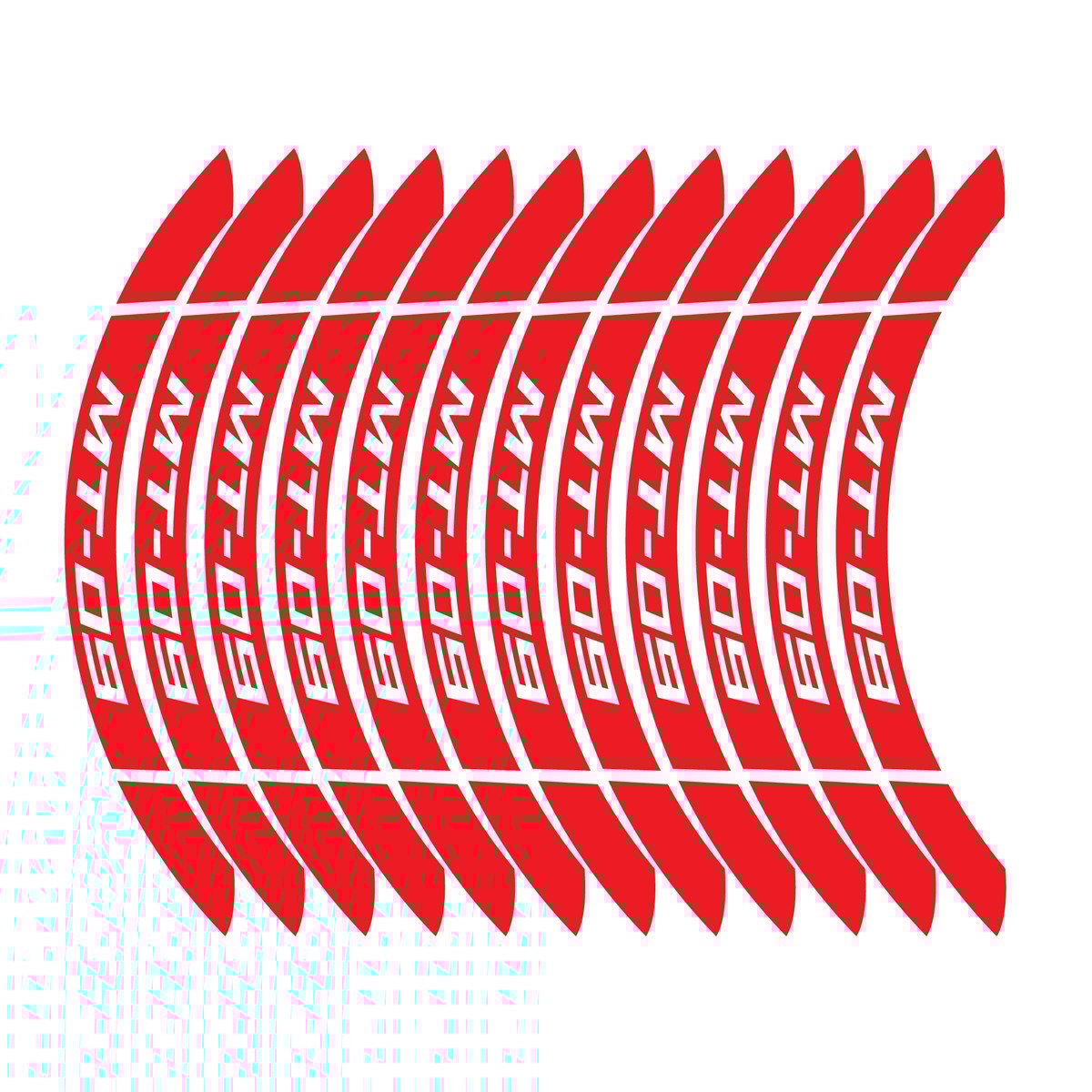  Yamaha MT 09 İç Dış Jant Sticker