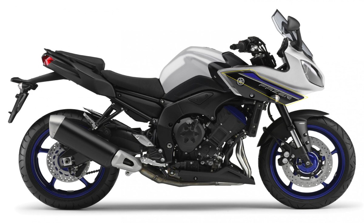 2015 Yamaha Fazer 8 Sağ Yan Grenaj Sticker Etiket Modeli