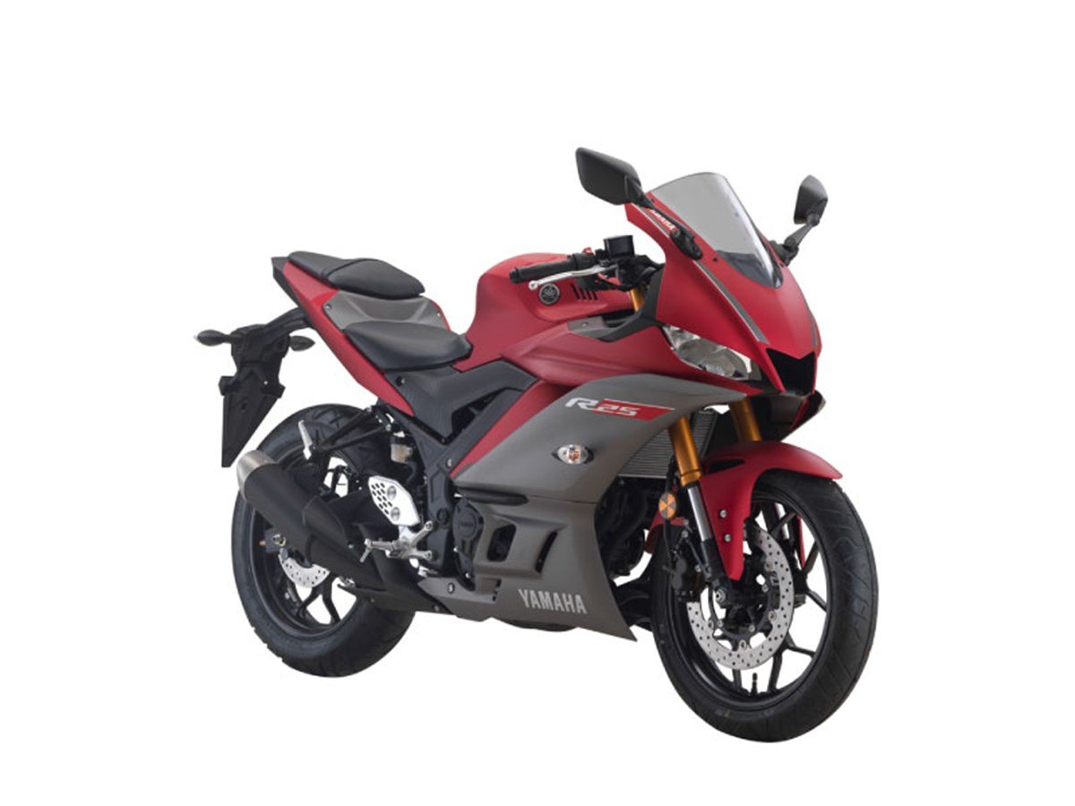 2019 Yamaha YZF R25 Kırmızı Sağ Yan Grenaj Sticker Etiket Modeli