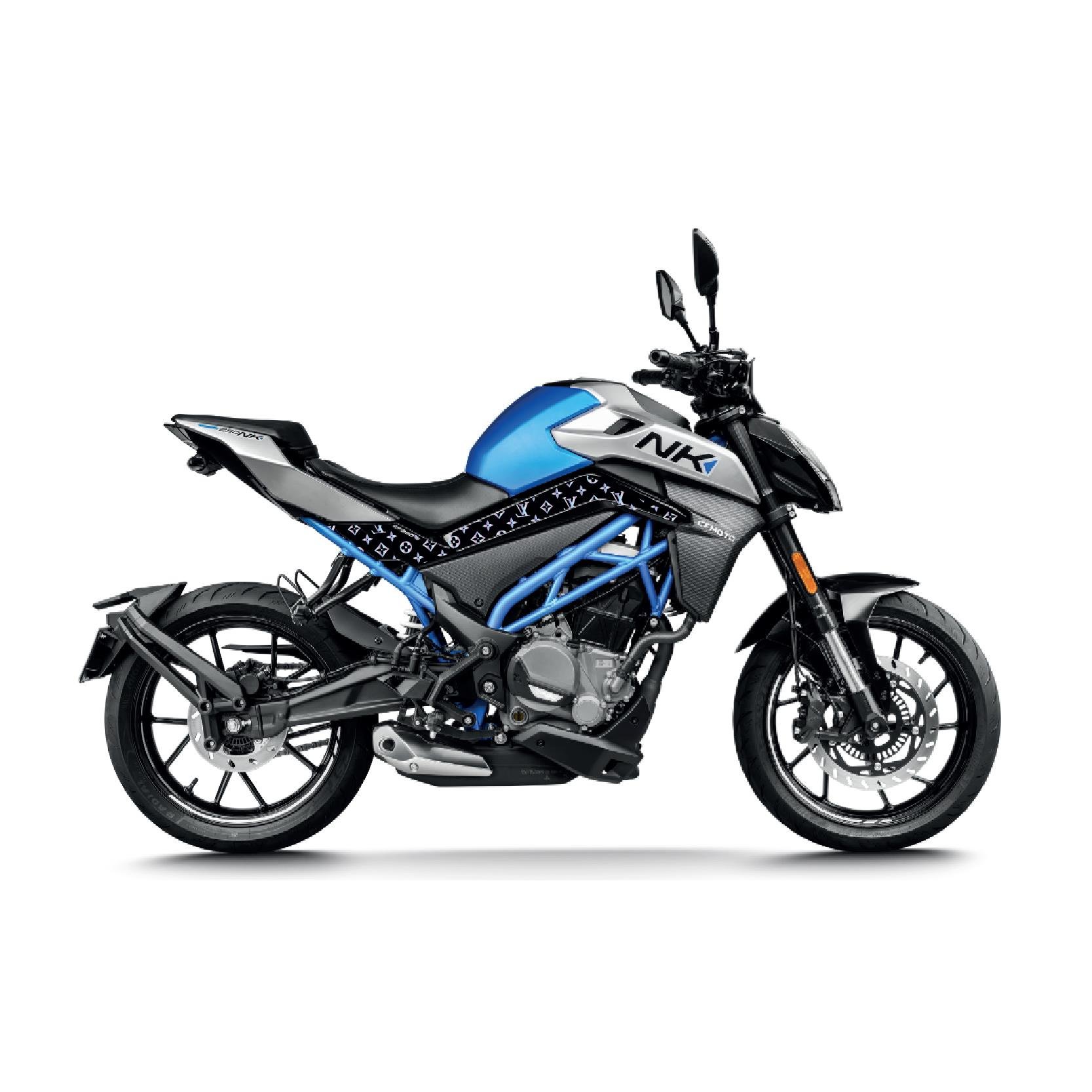 250 NK2023 CFMOTO NK250 Orta Şase Louis Vuitton Hologram Motosiklet Sticker Etiket Modeli