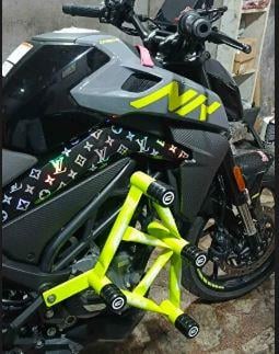250 NK2023 CFMOTO NK250 Orta Şase Louis Vuitton Hologram Motosiklet Sticker Etiket Modeli