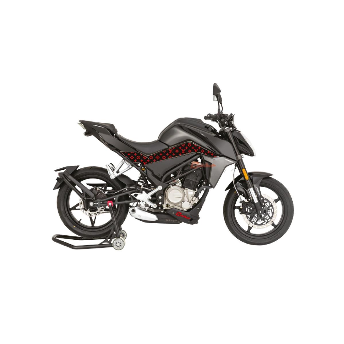 2023 CFMOTO NK250 Orta Şase Motosiklet Sticker Etiket Modeli