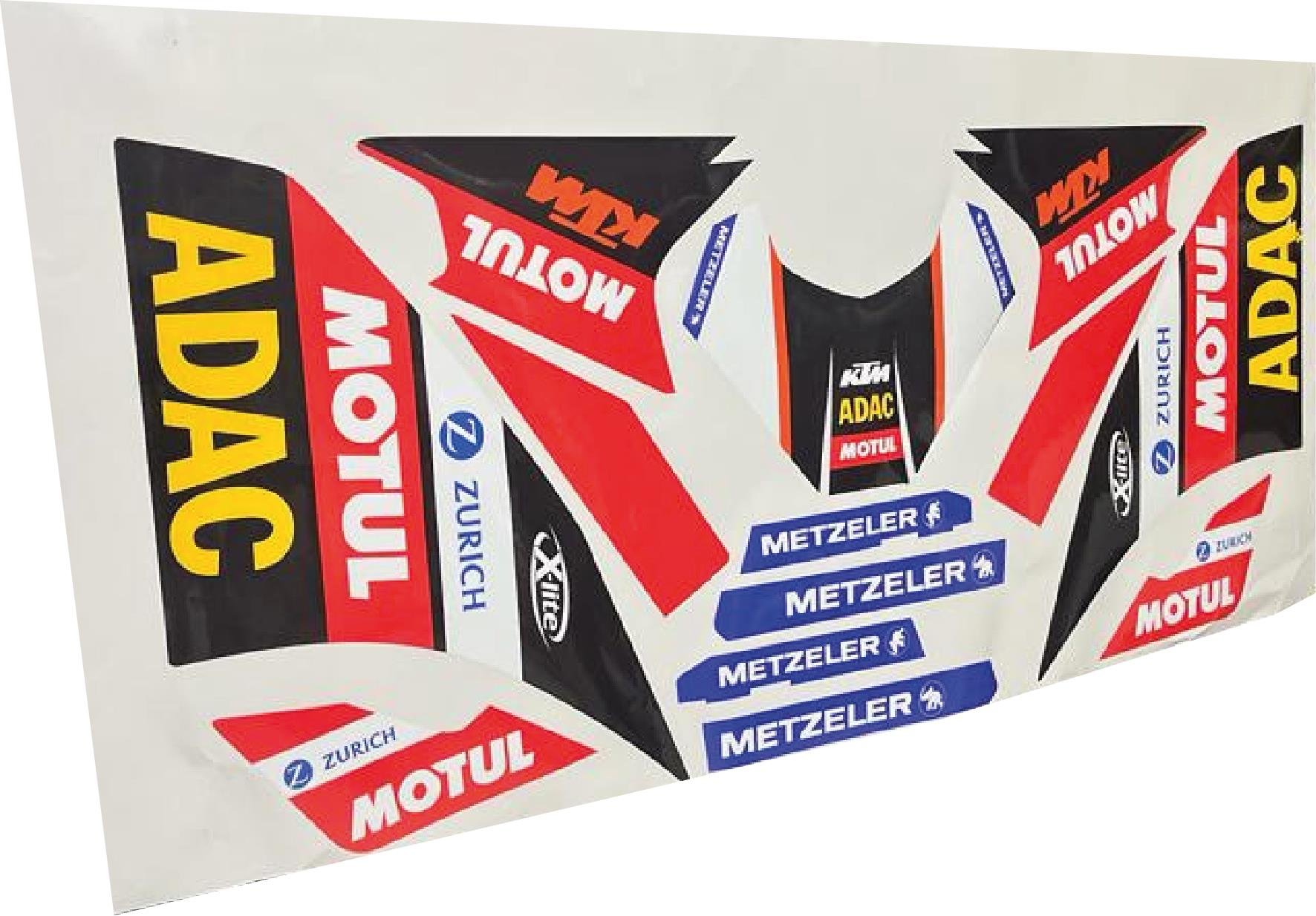 ADAC KTM RC200-RC390 Sticker Etiket Modeli
