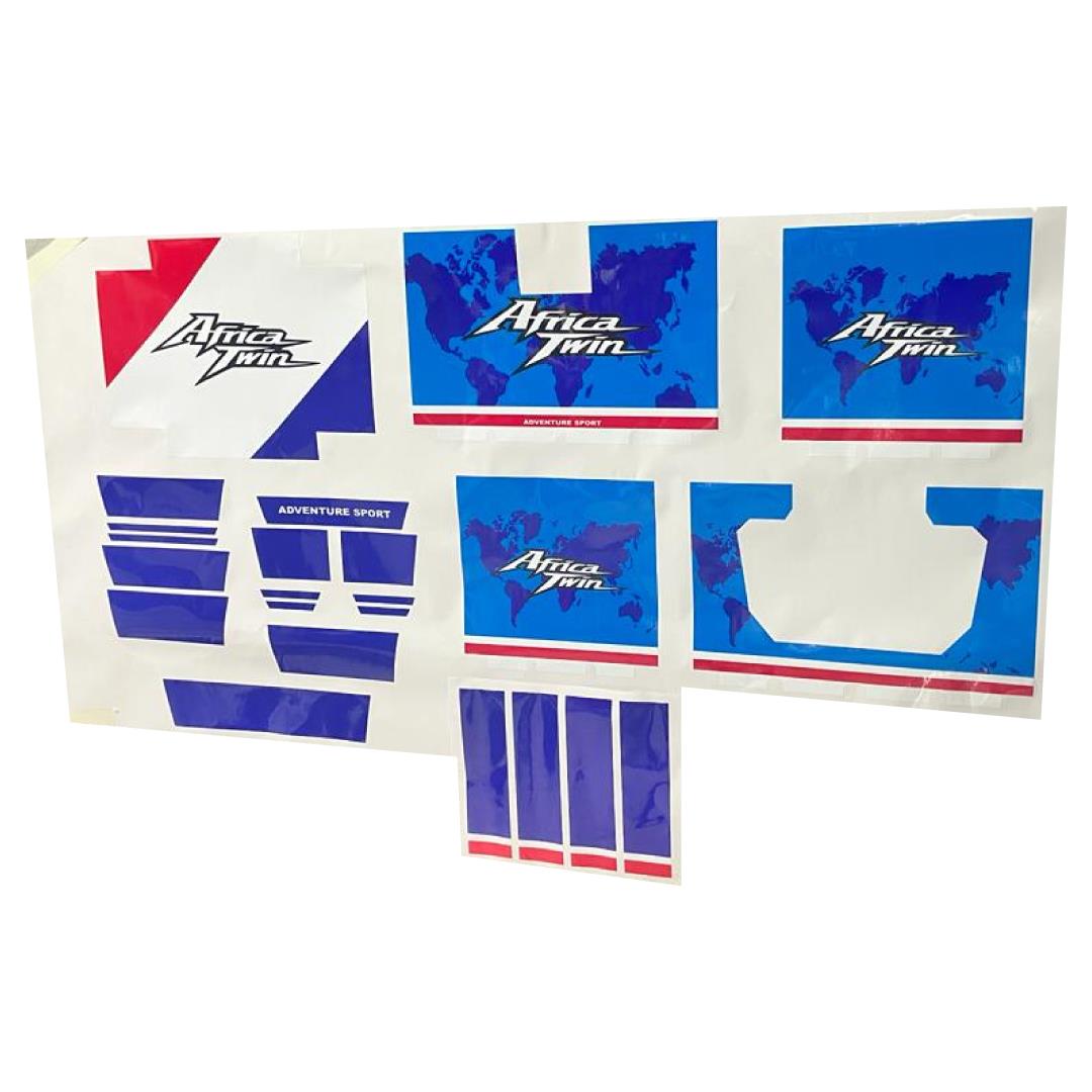 Africa Twin Motorsiklet Çanta Sticker Etiket Model