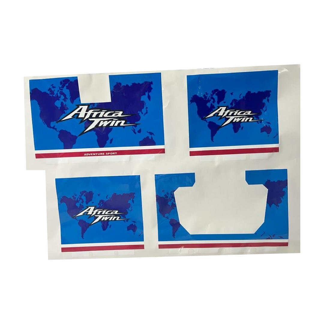 Africa Twin Motorsiklet Çanta Sticker Etiket Model