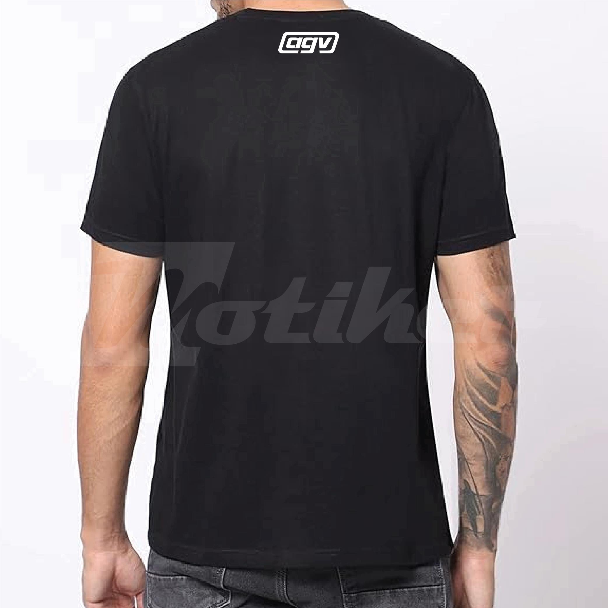 T-ShirtAGV Kask Tasarım Motorcu Tişörtü Beyaz 