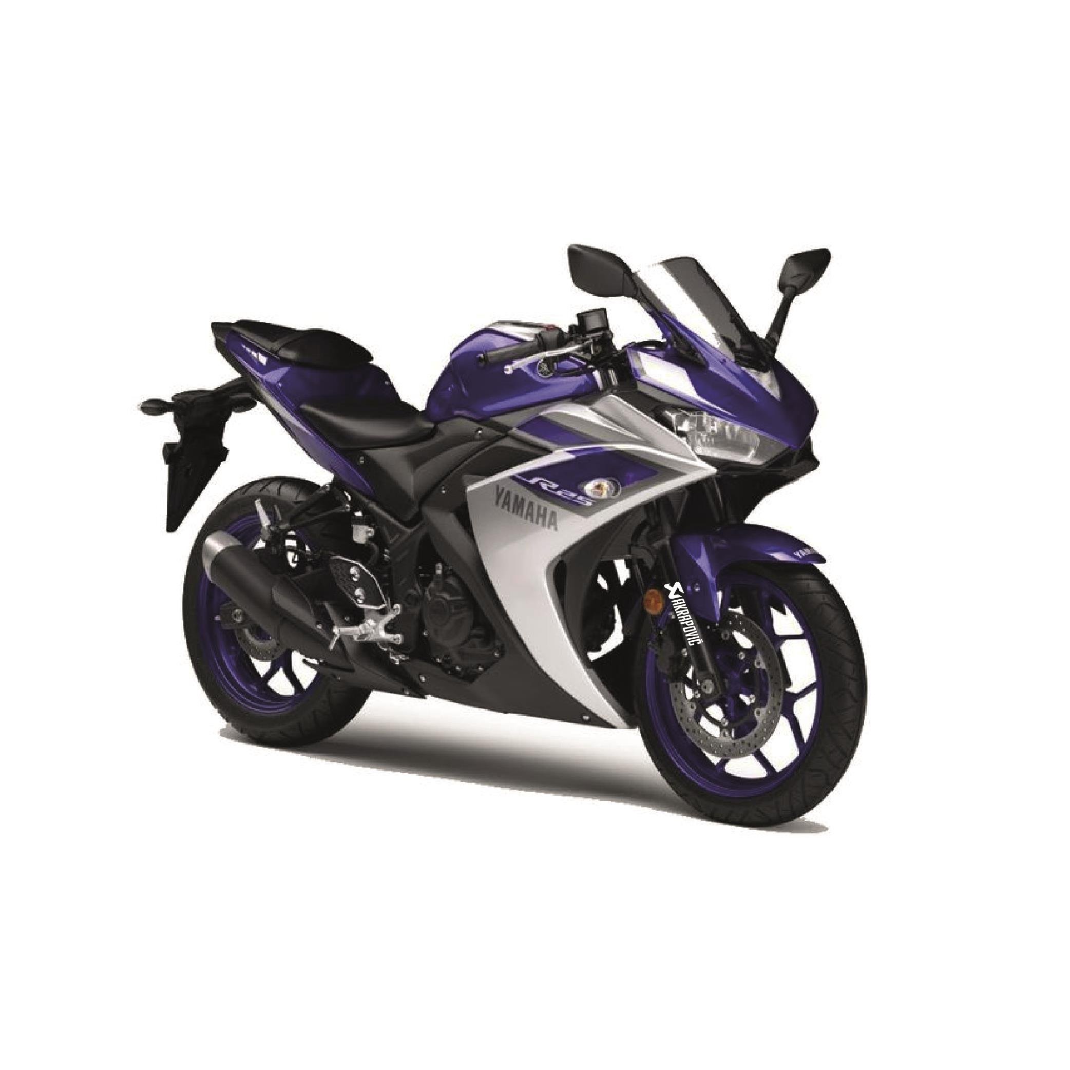 Akrapovic Beyaz Motosiklet Sticker Etiket Modeli