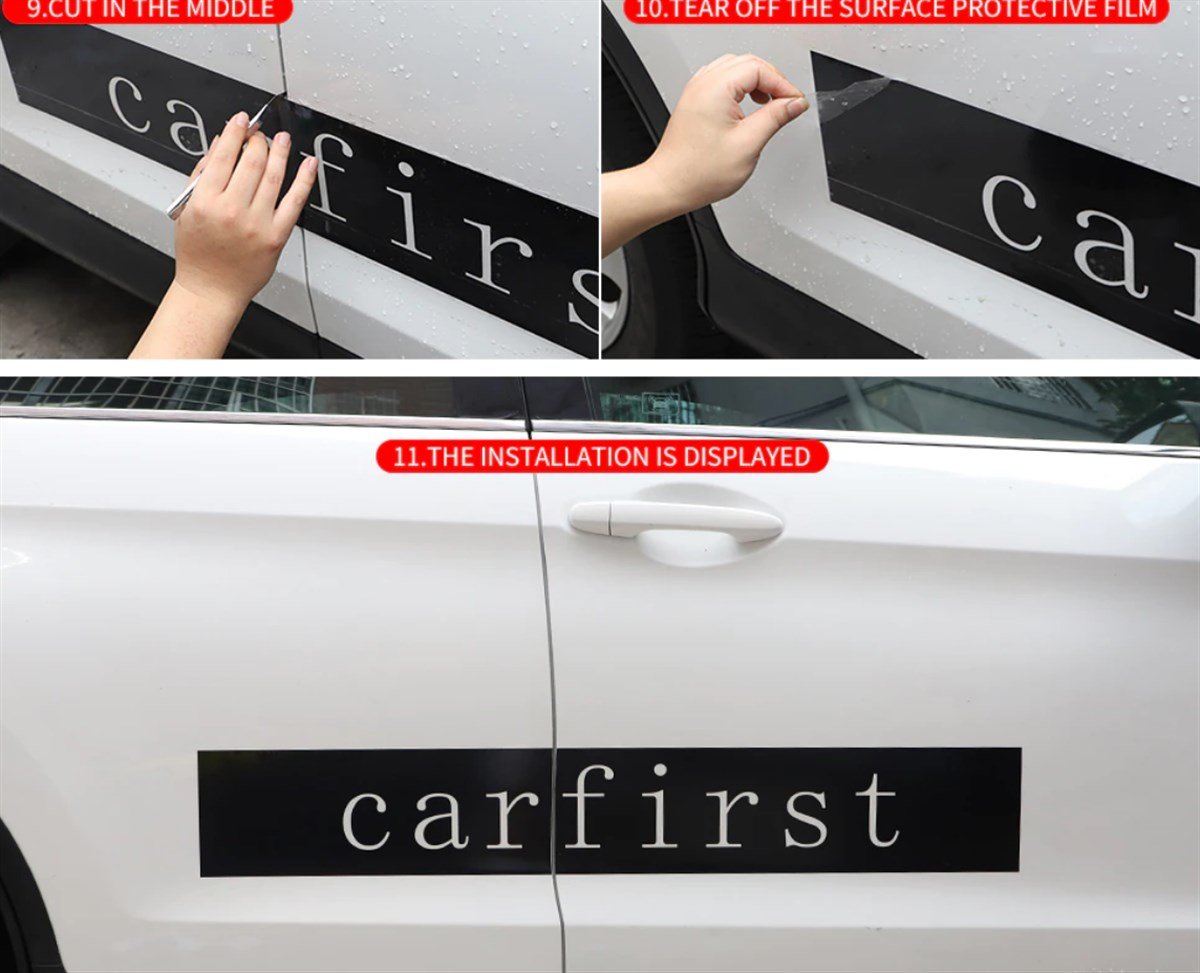 Akrep Desenli Yan Kapı Sticker Etiket Modeli