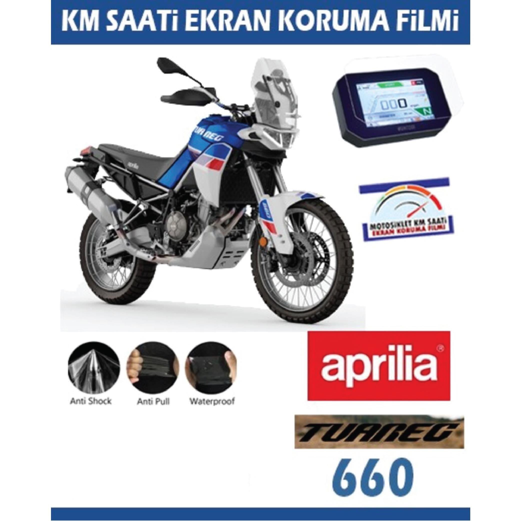 Ekran KorumasıAprilia Tuareg 660 Motosiklet Ekran Km Koruyucu