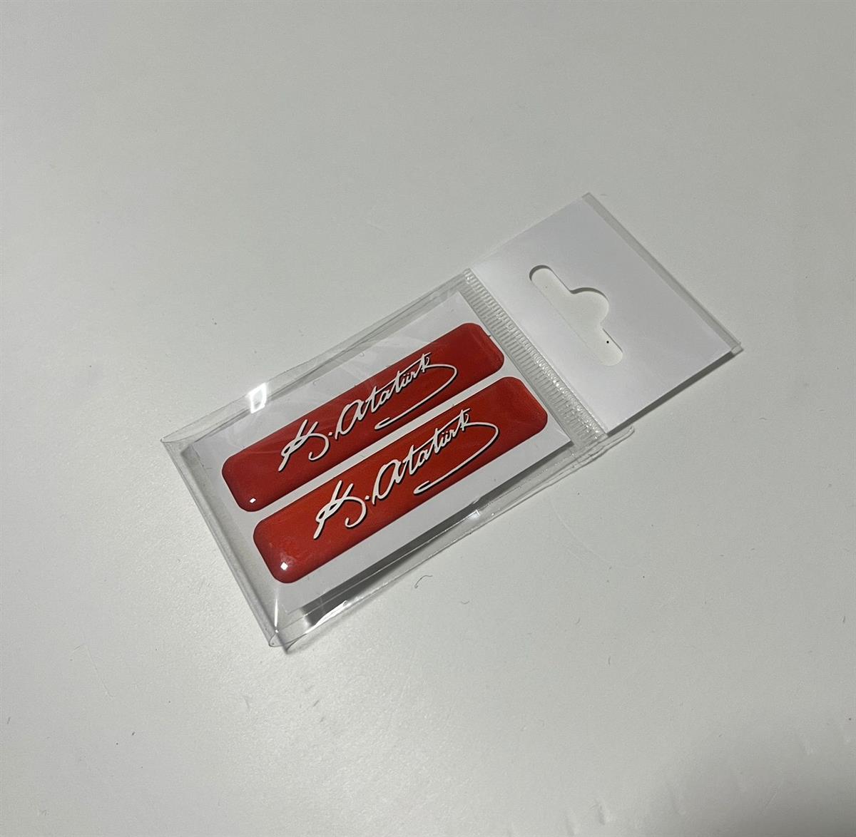 Atatürk İmzası Damla Sticker 