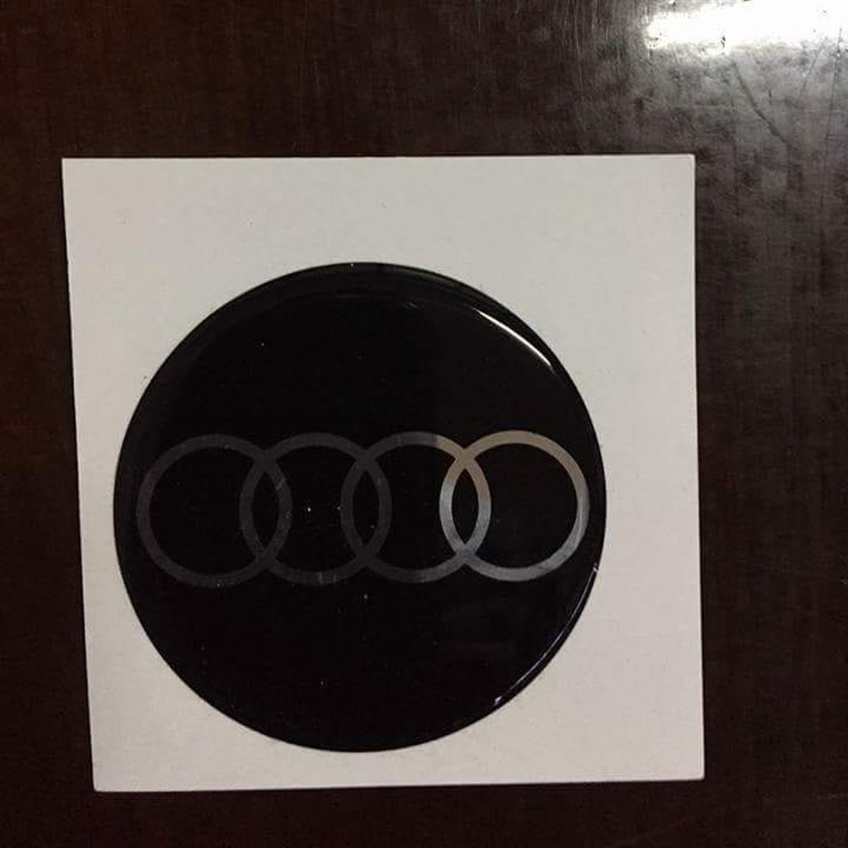 Audi Logo Damla Sticker Etiket Modeli