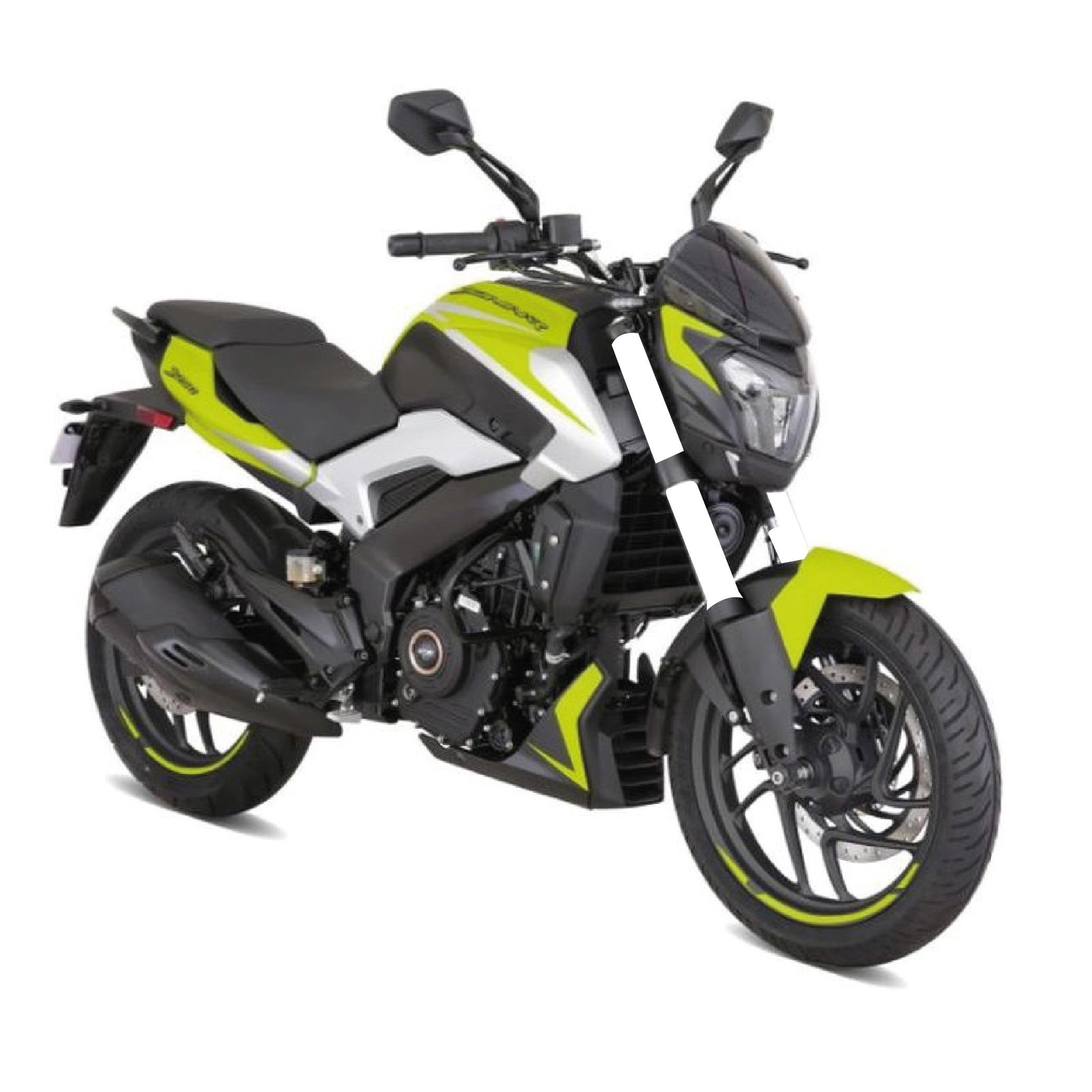 DominarBajaj Dominar 250-400 Amortisör Beyaz Kaplama Sticker Etiket Modeli