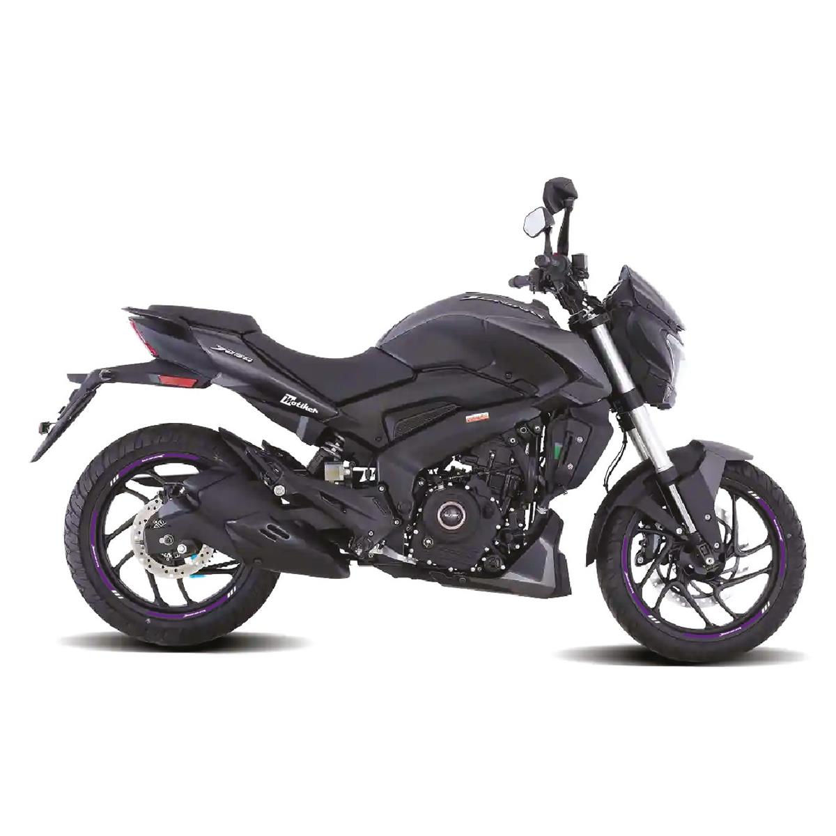 Bajaj Dominar 250-400 Baskılı Mor İki Renk Jant Sticker Etiket Modeli