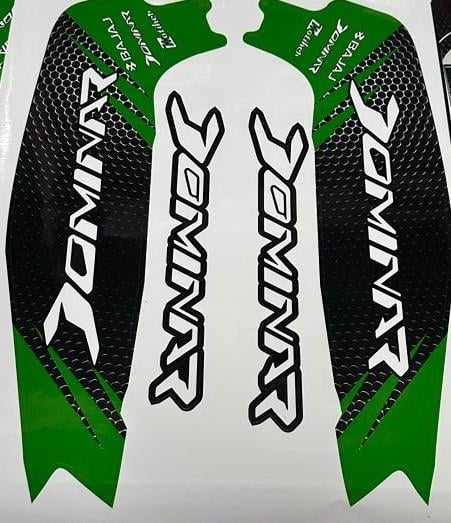 Bajaj Dominar 250D Orta Grenaj Sticker Etiket Model Yeşil