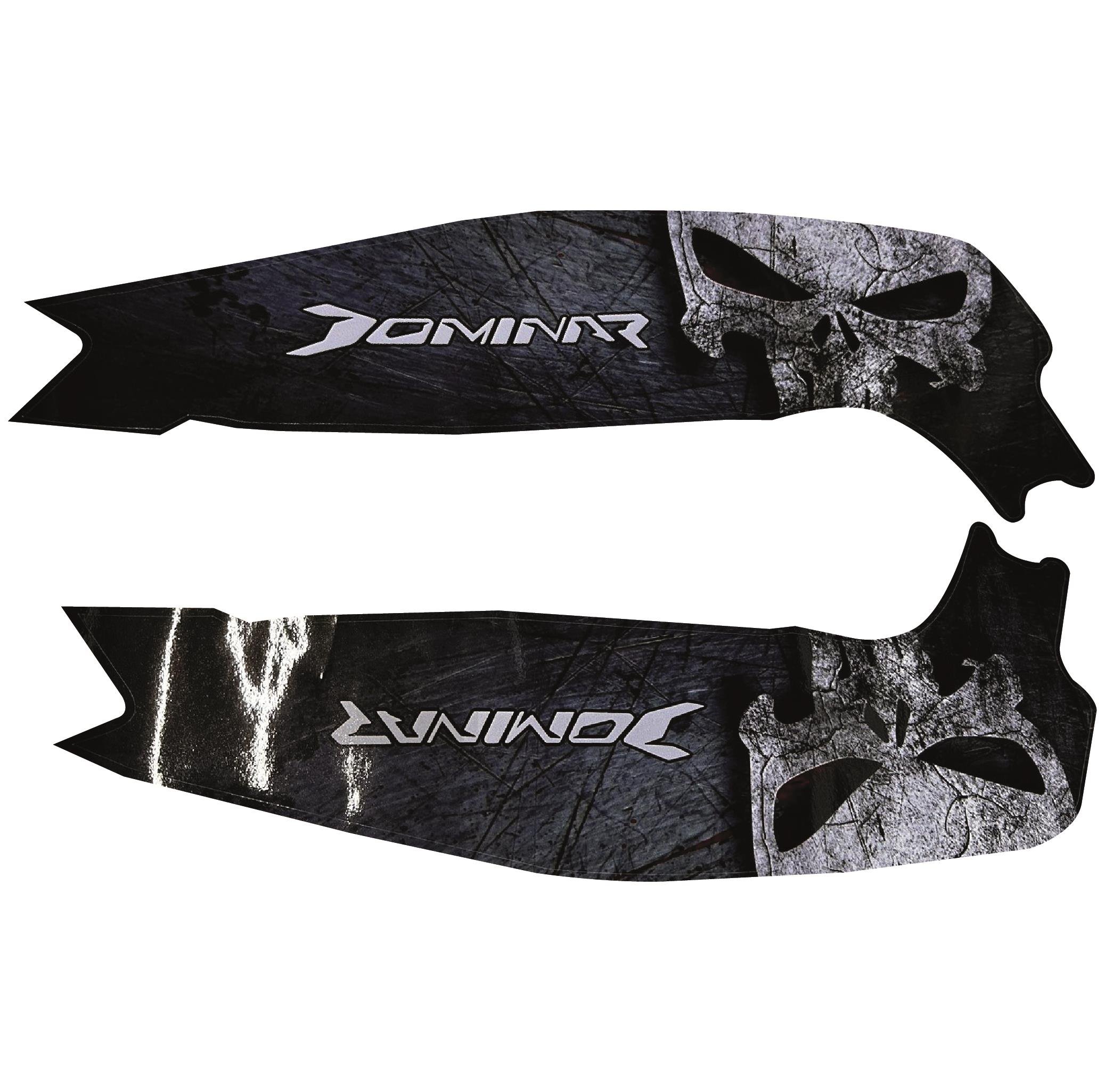 Bajaj Dominar 400 Kuru Kafatası Design Orta Grenaj Sticker Etiket Model