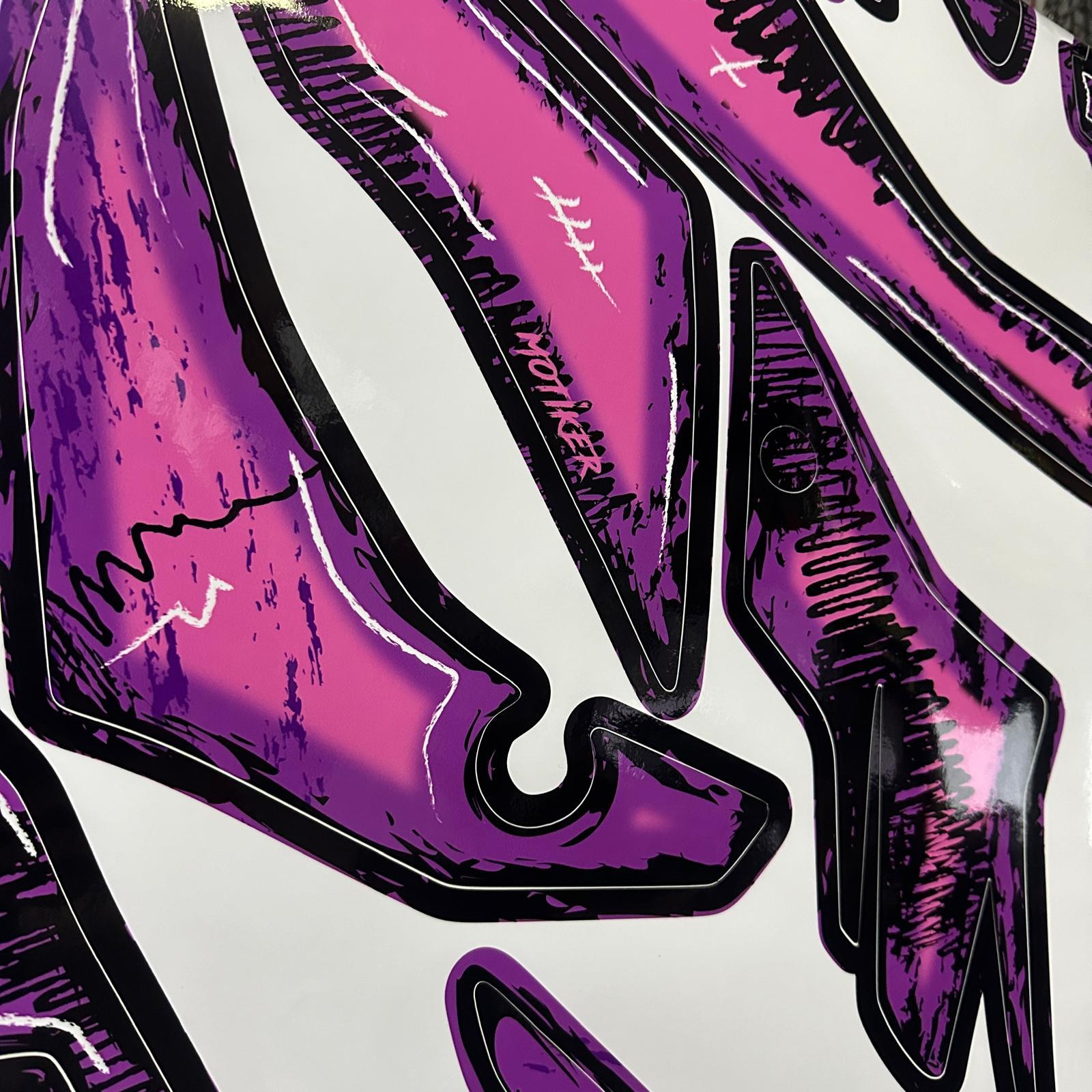 N250Bajaj N250 AirBrush Tasarım Motosiklet Sticker Etiket Kaplama Modeli 